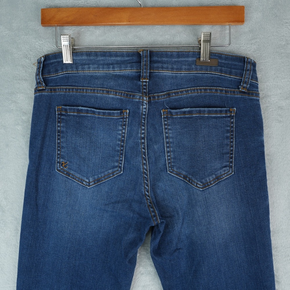 Kut From The Kloth Jeans Womens 6 (31x30) Toothpick Skinny Distressed Denim View 4
